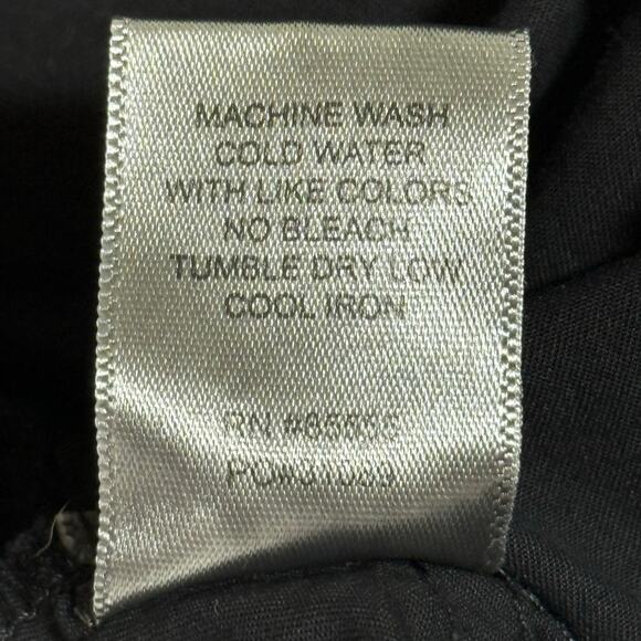 Pistola Black Utility Button Front Mini Dress Women’s Small Cotton Blend - Picture 10 of 10